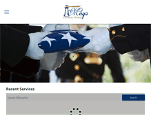 Tablet Screenshot of maysfuneralhome.com
